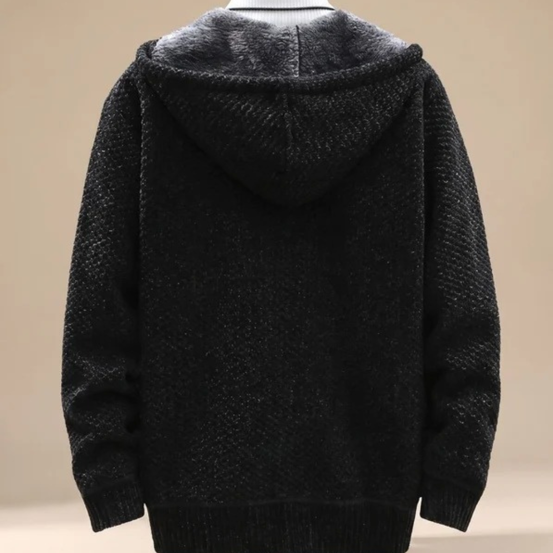 Fabio | Damen Strickjacke mit Kragen und Langarm