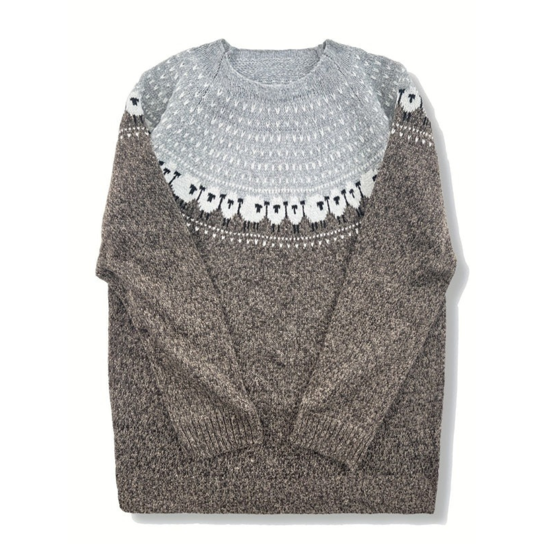 Fie | Damen Grüner Freizeit Strickpullover