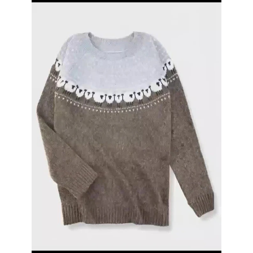 Fie | Damen Grüner Freizeit Strickpullover