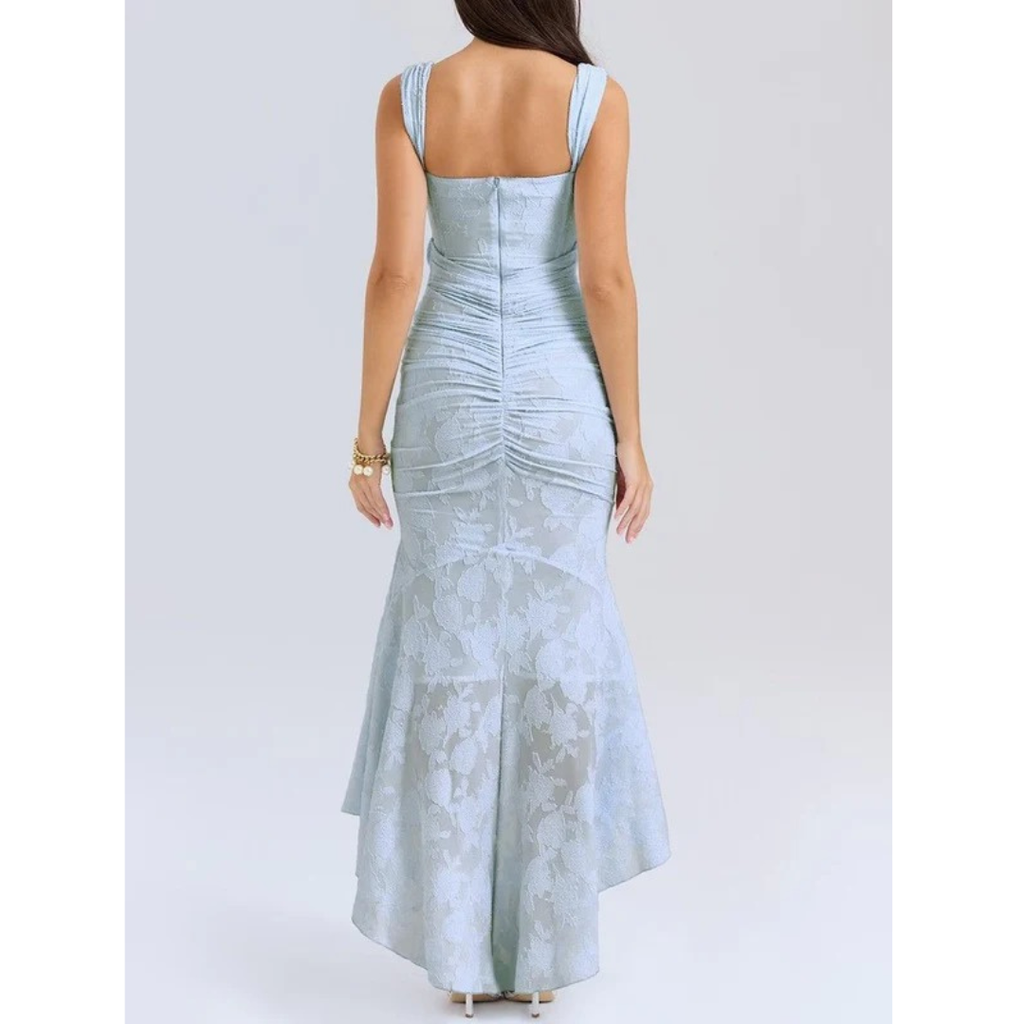 Fine | Damen Elegante Hochzeitsgast Maxikleid