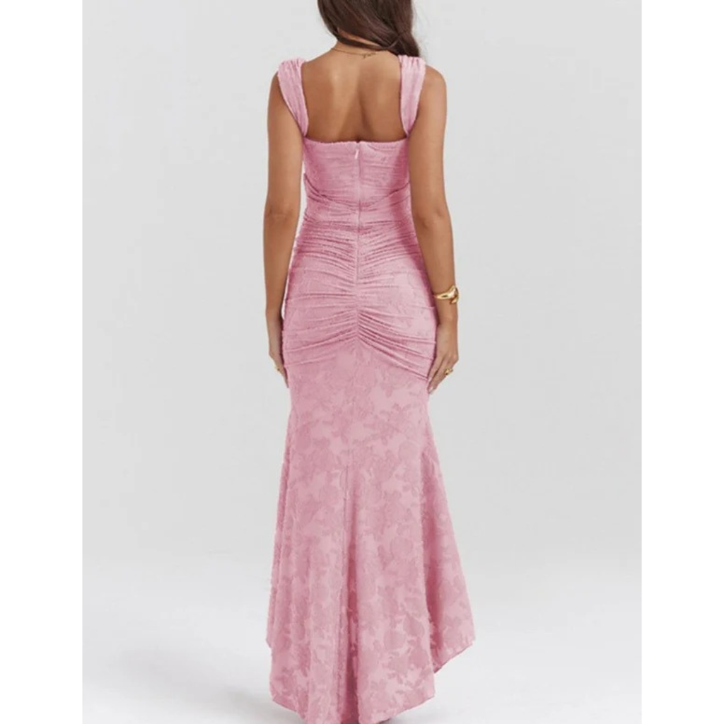 Fine | Damen Elegante Hochzeitsgast Maxikleid