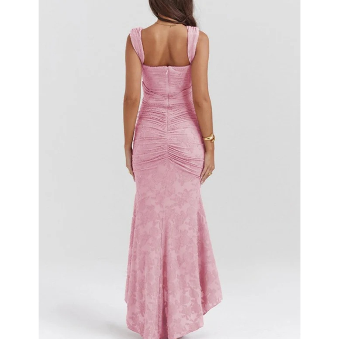 Fine | Damen Elegante Hochzeitsgast Maxikleid