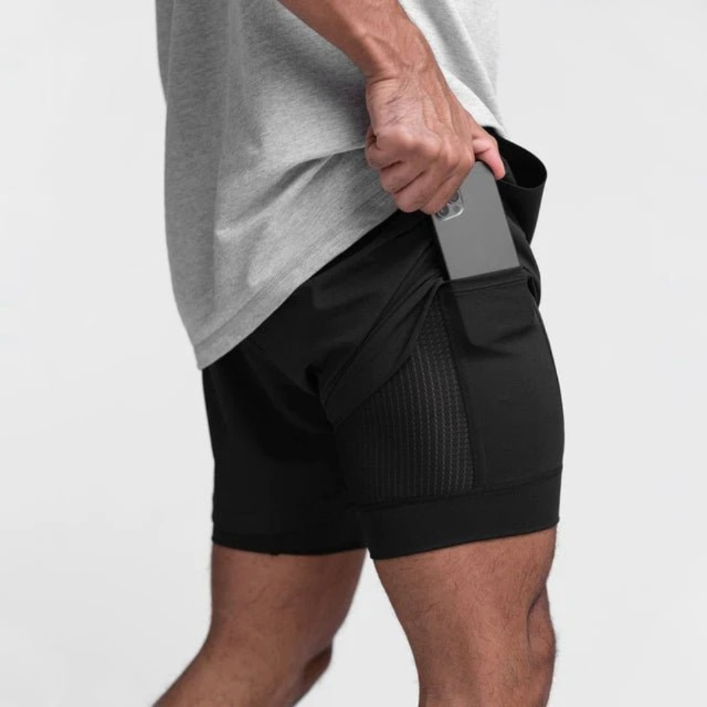 Finn | Herren Bequeme Fitness Shorts für Sport