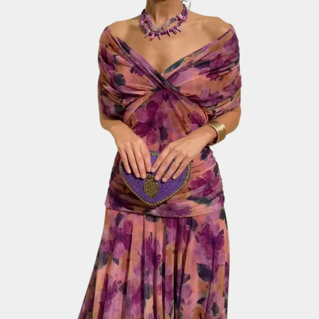 Florence | Damen Stilvolles maxi kleid Elegant
