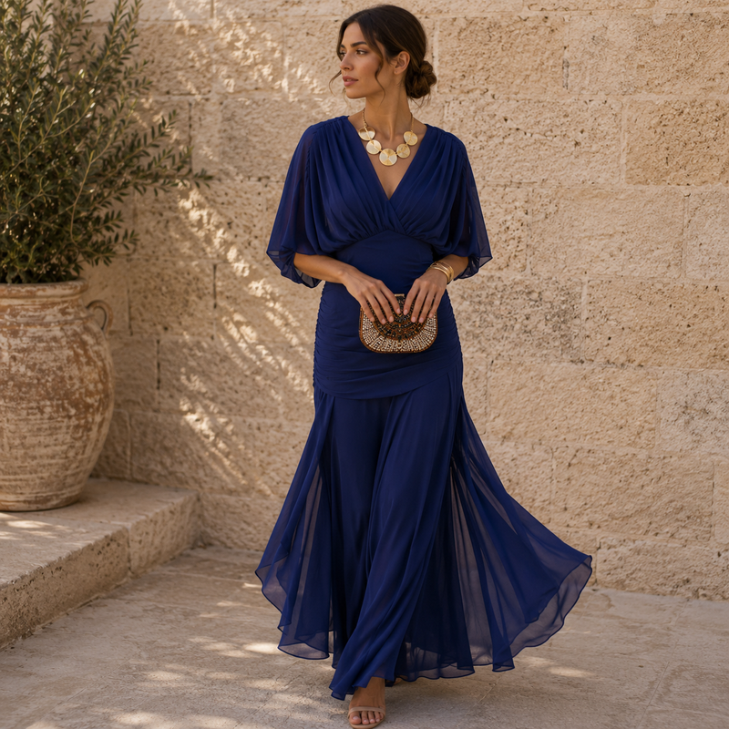 Florence | Damen Stilvolles maxi kleid Elegant