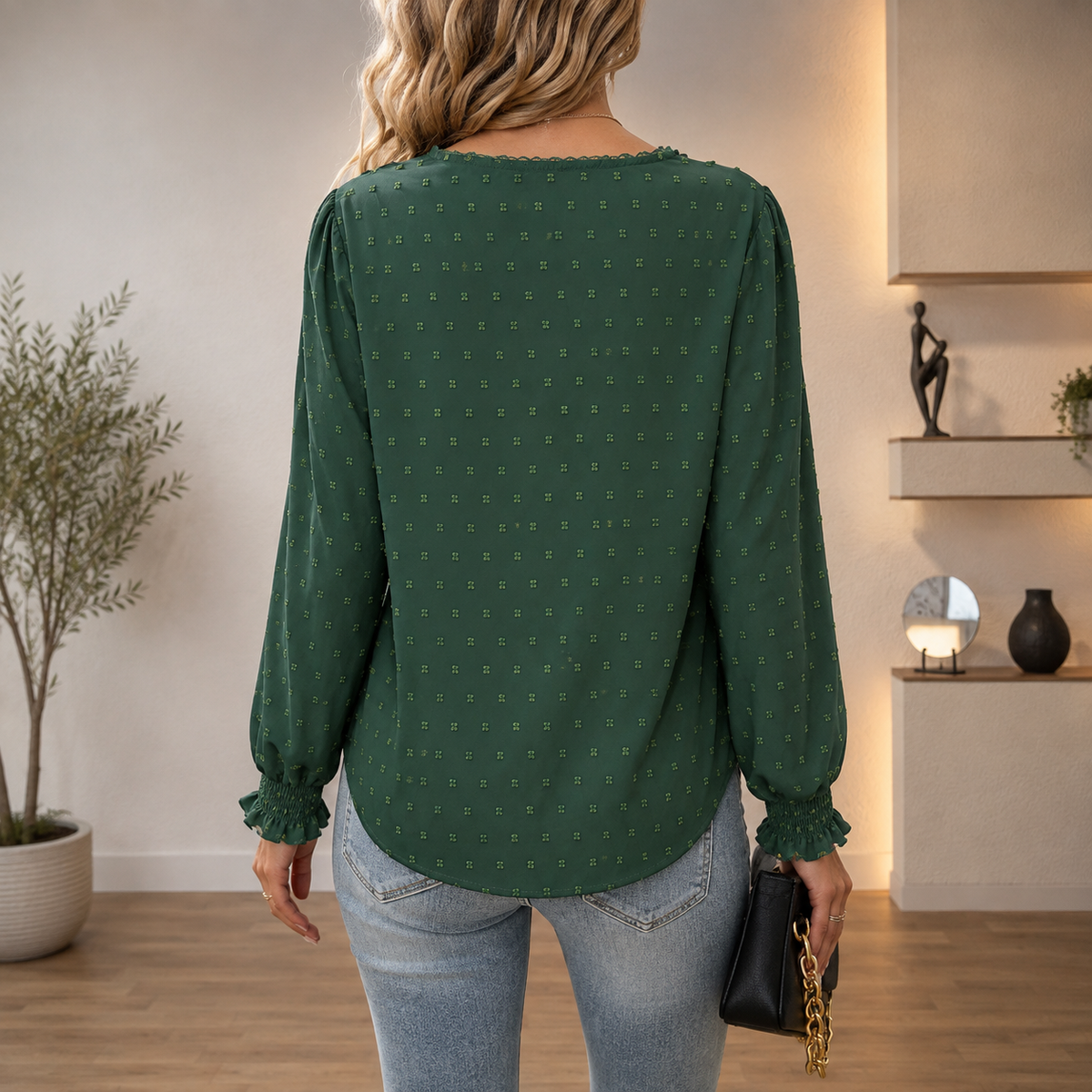 Freya | Damen Elegante Boho bluse