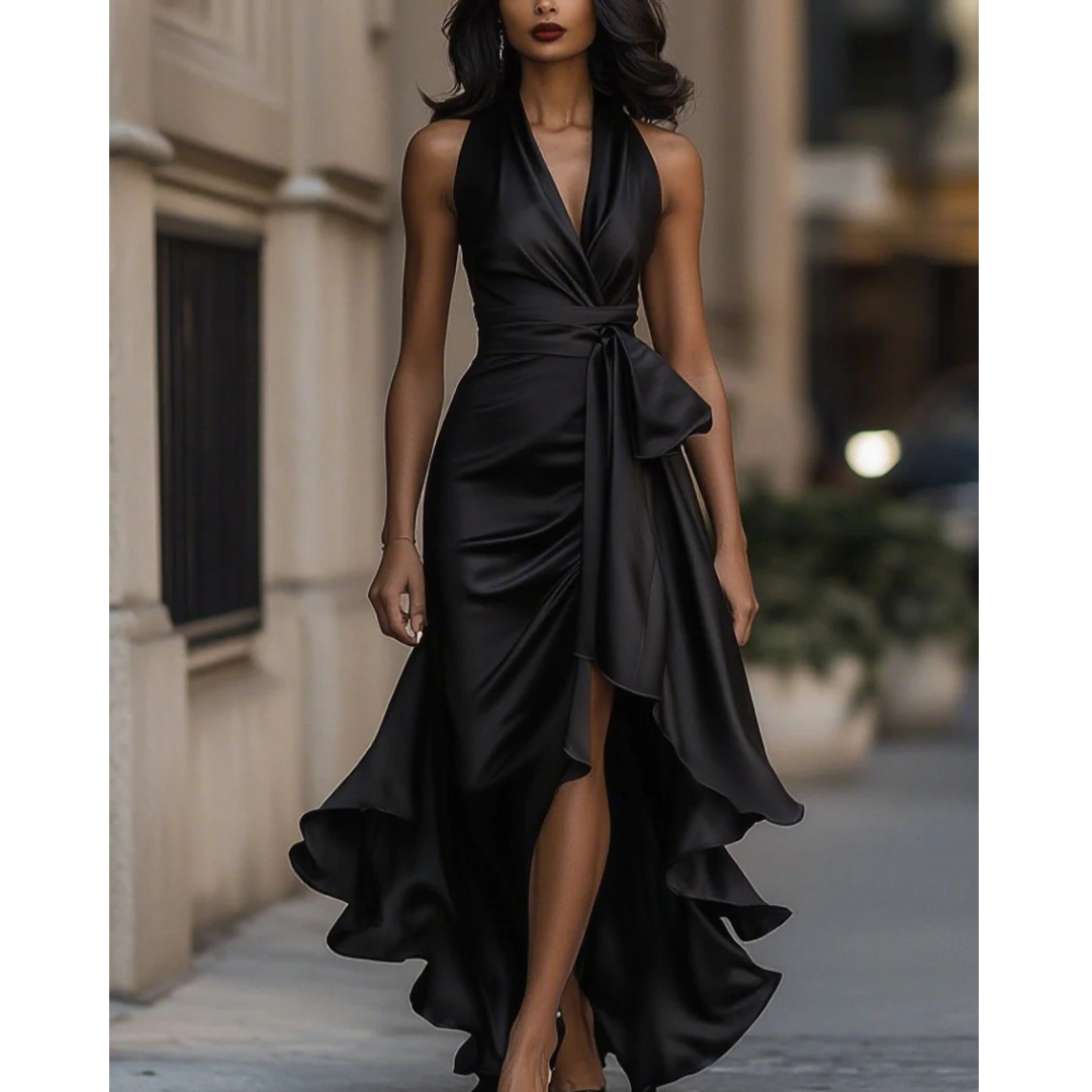 Frieda | Damen Stilvolles Hochzeitsgast Kleid