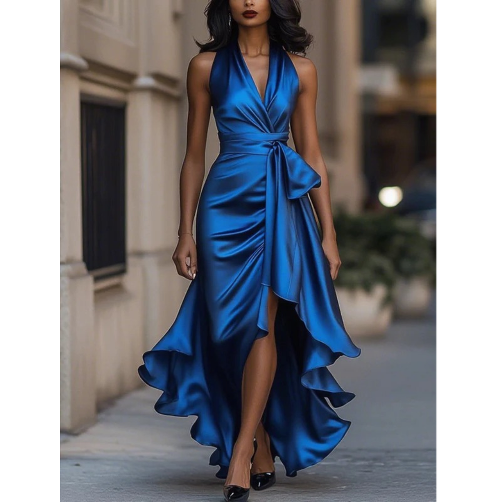 Frieda | Damen Stilvolles Hochzeitsgast Kleid