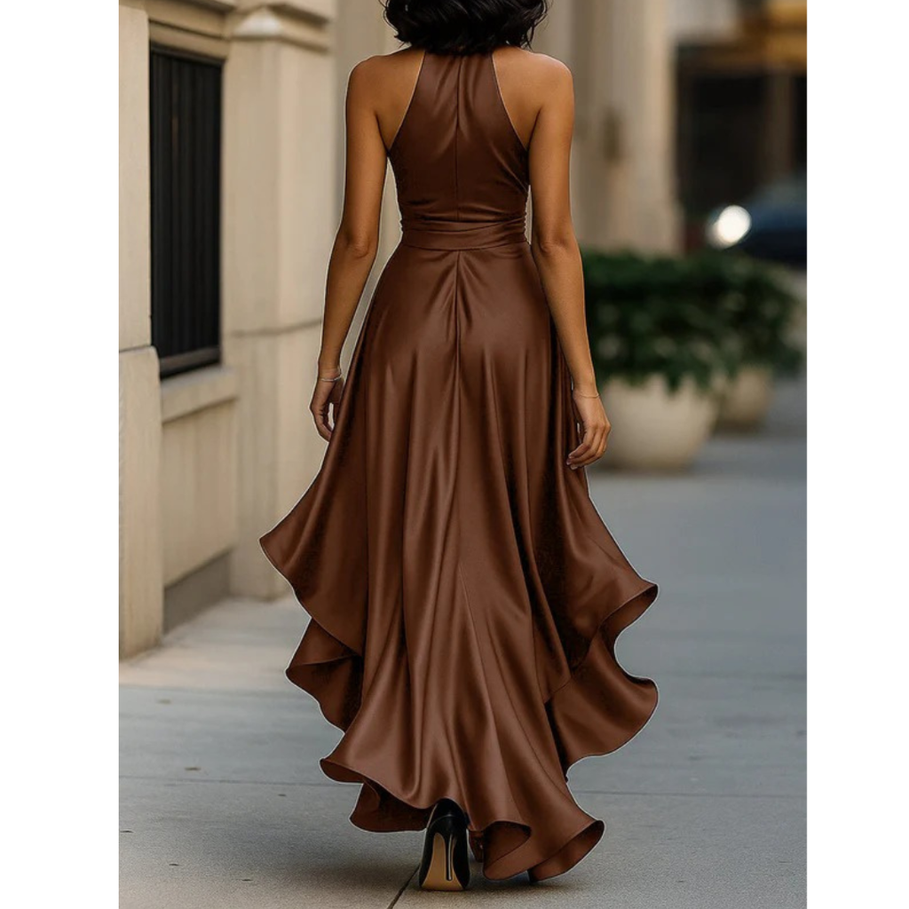 Frieda | Damen Stilvolles Hochzeitsgast Kleid