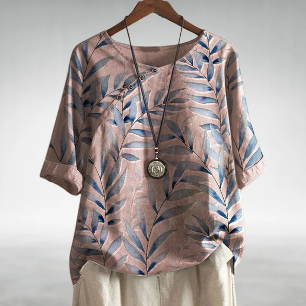Frieda | Damen Sommer Kurzarm bluse