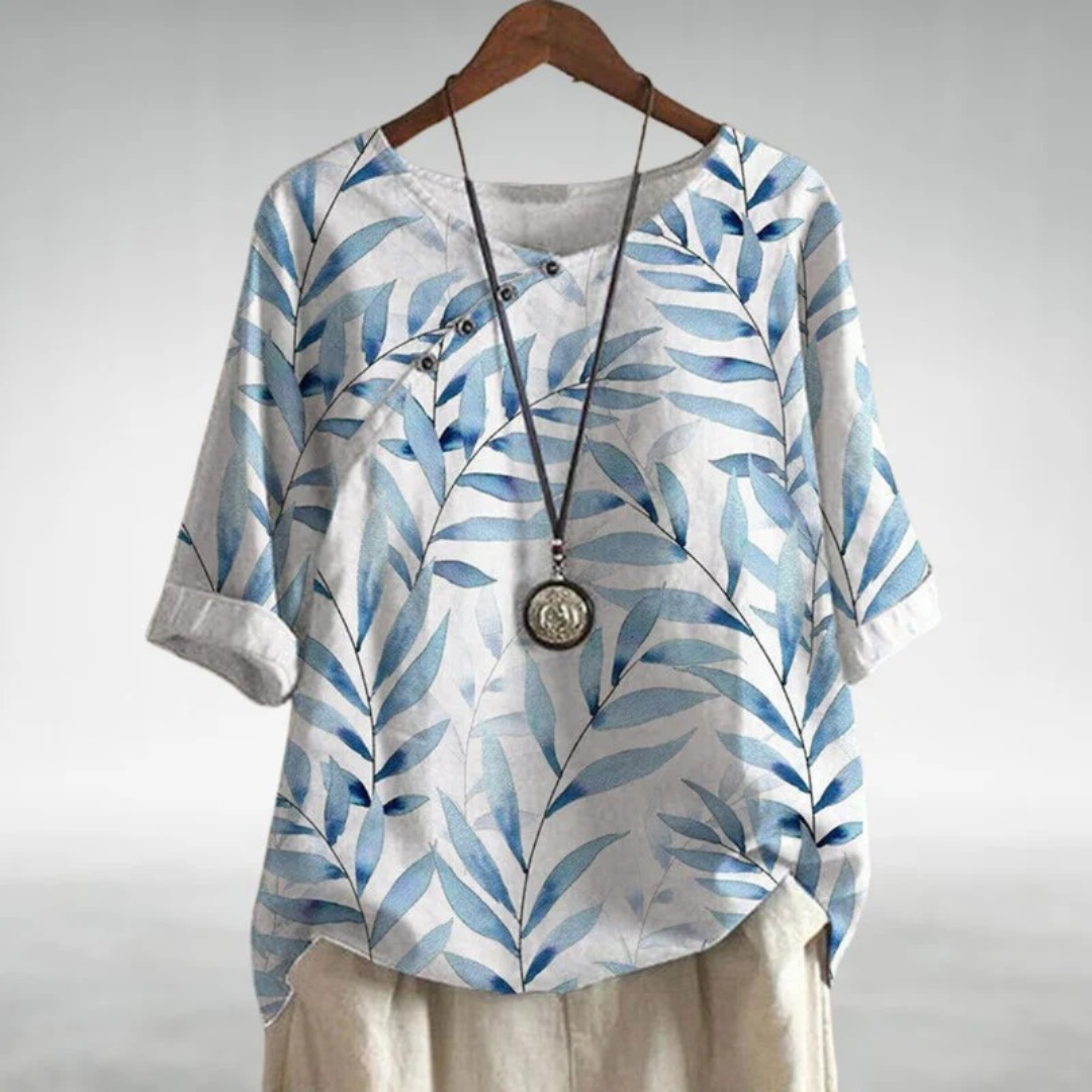 Frieda | Damen Sommer Kurzarm bluse