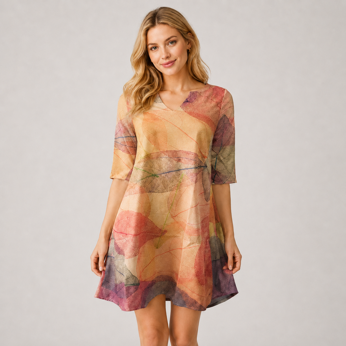 Frieda | Damen Sommerkleid Midi Für Alltag