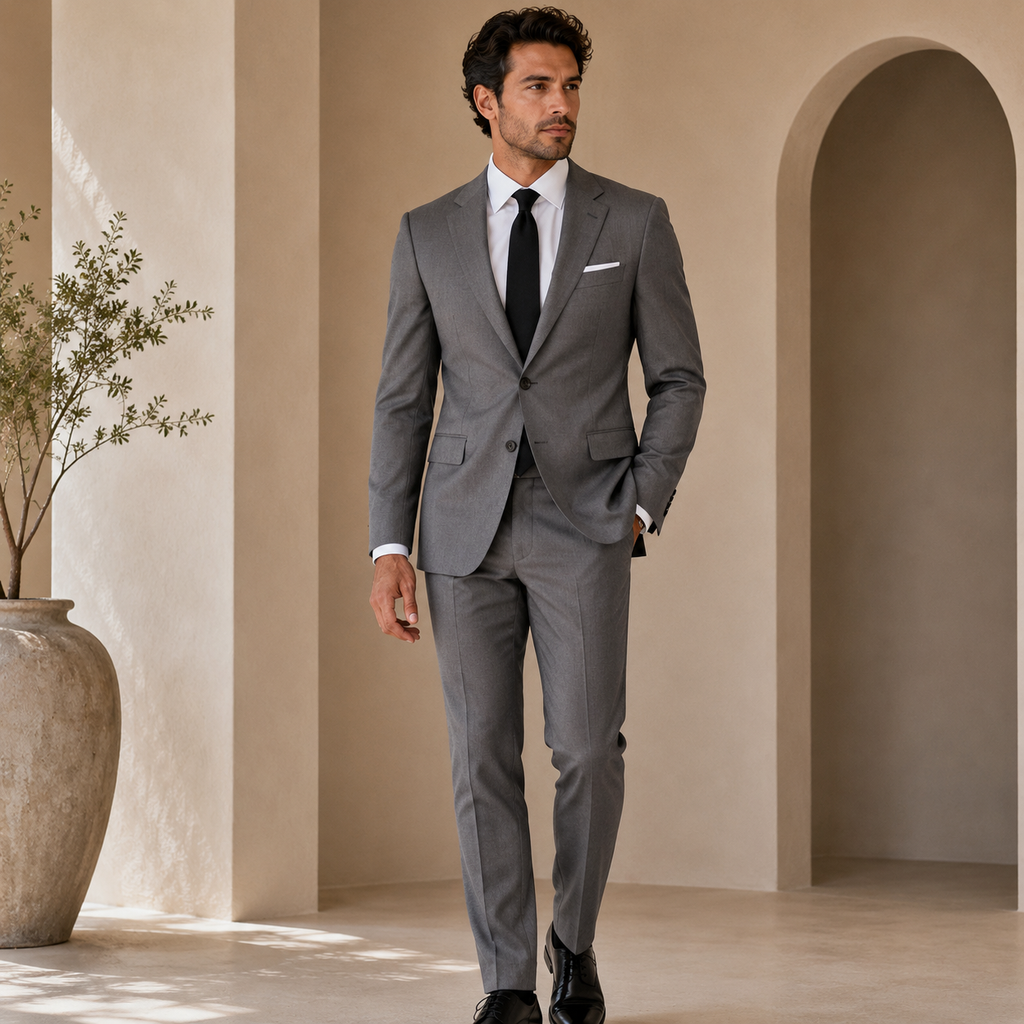 Friedrich | Herren Elegant Zweiteiler Anzug Business Klassisch