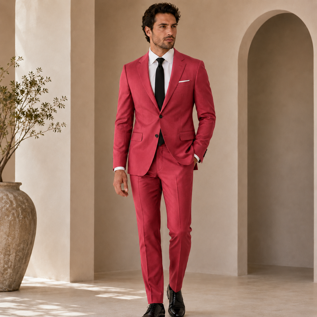 Friedrich | Herren Elegant Zweiteiler Anzug Business Klassisch