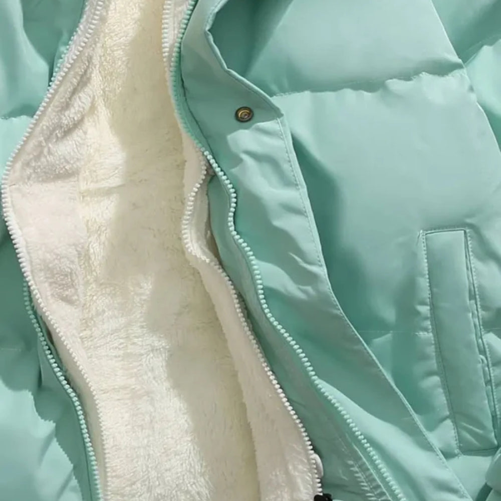 Gepolsterte Winterjacke – Modische Kapuzenjacke für Damen