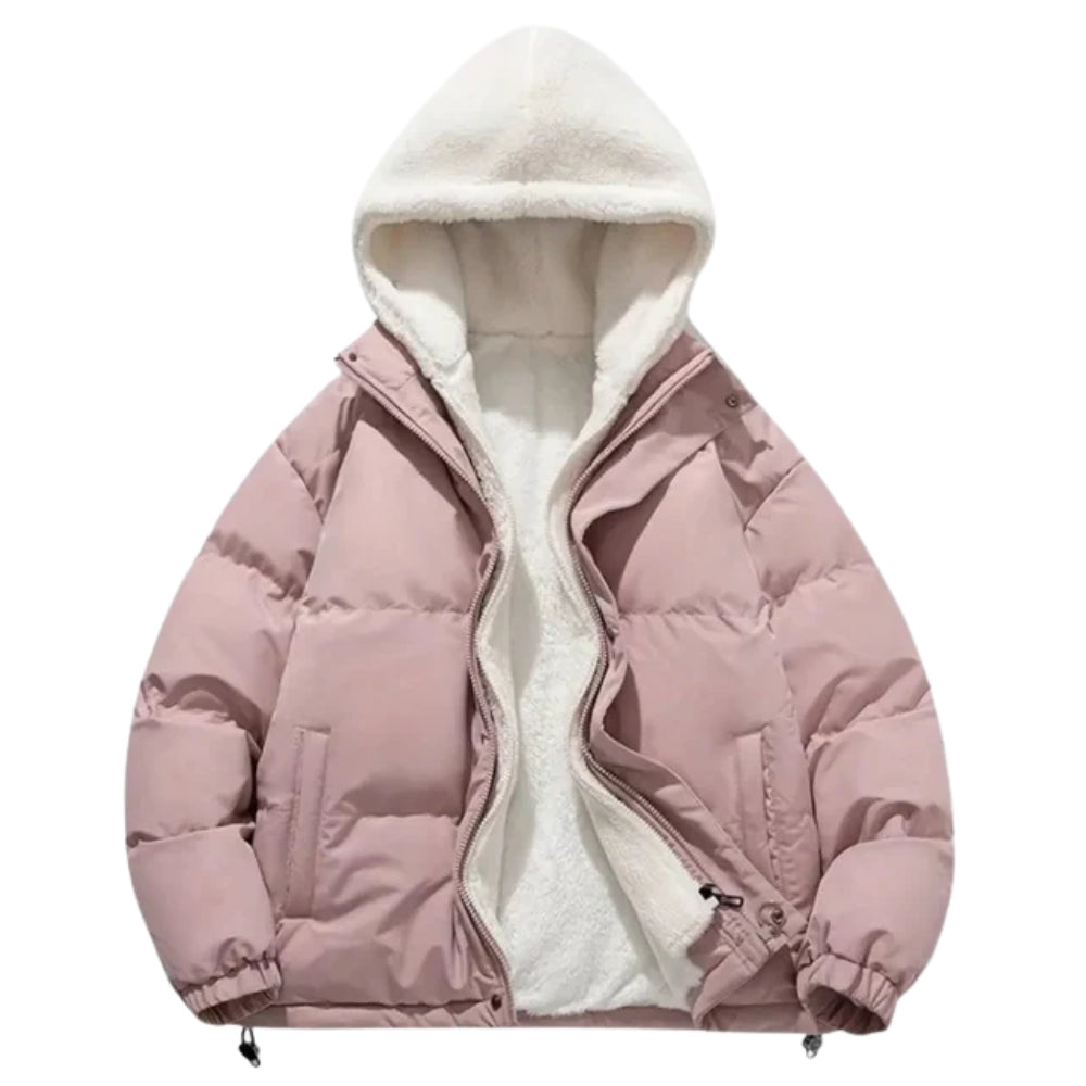 Gepolsterte Winterjacke – Modische Kapuzenjacke für Damen