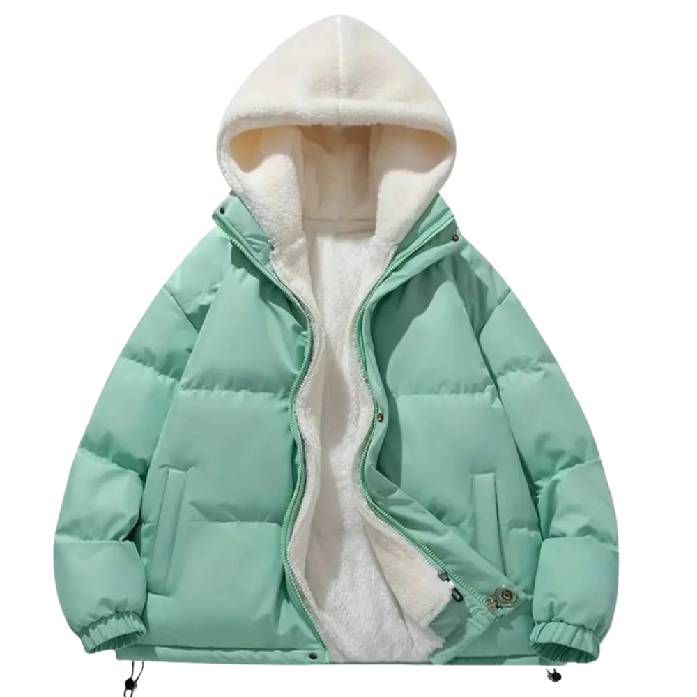 Gepolsterte Winterjacke – Modische Kapuzenjacke für Damen