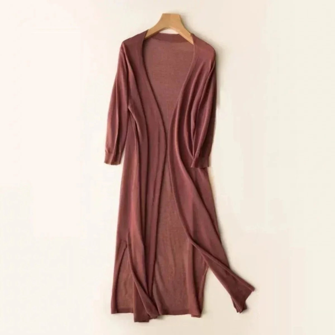 Gesa | Damen Leichte Strickjacke mit V-Ausschnitt