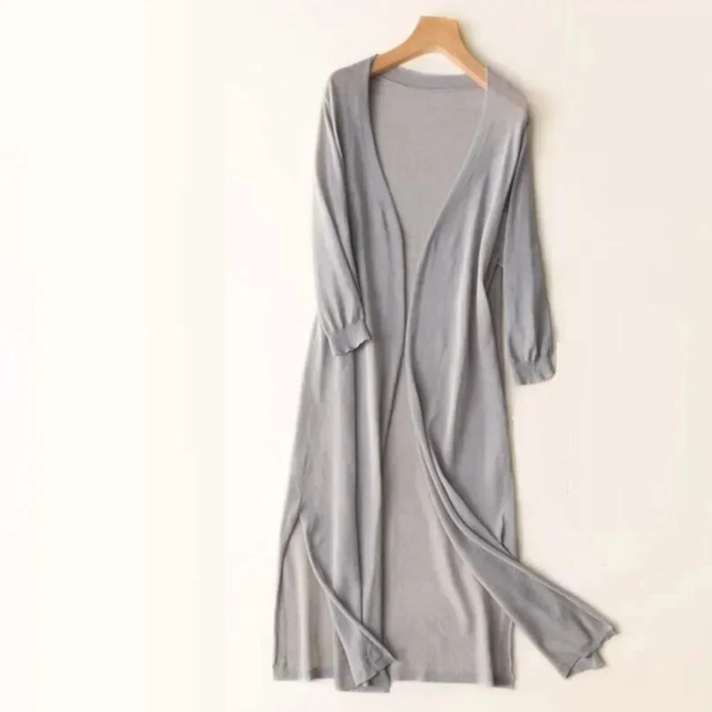 Gesa | Damen Leichte Strickjacke mit V-Ausschnitt
