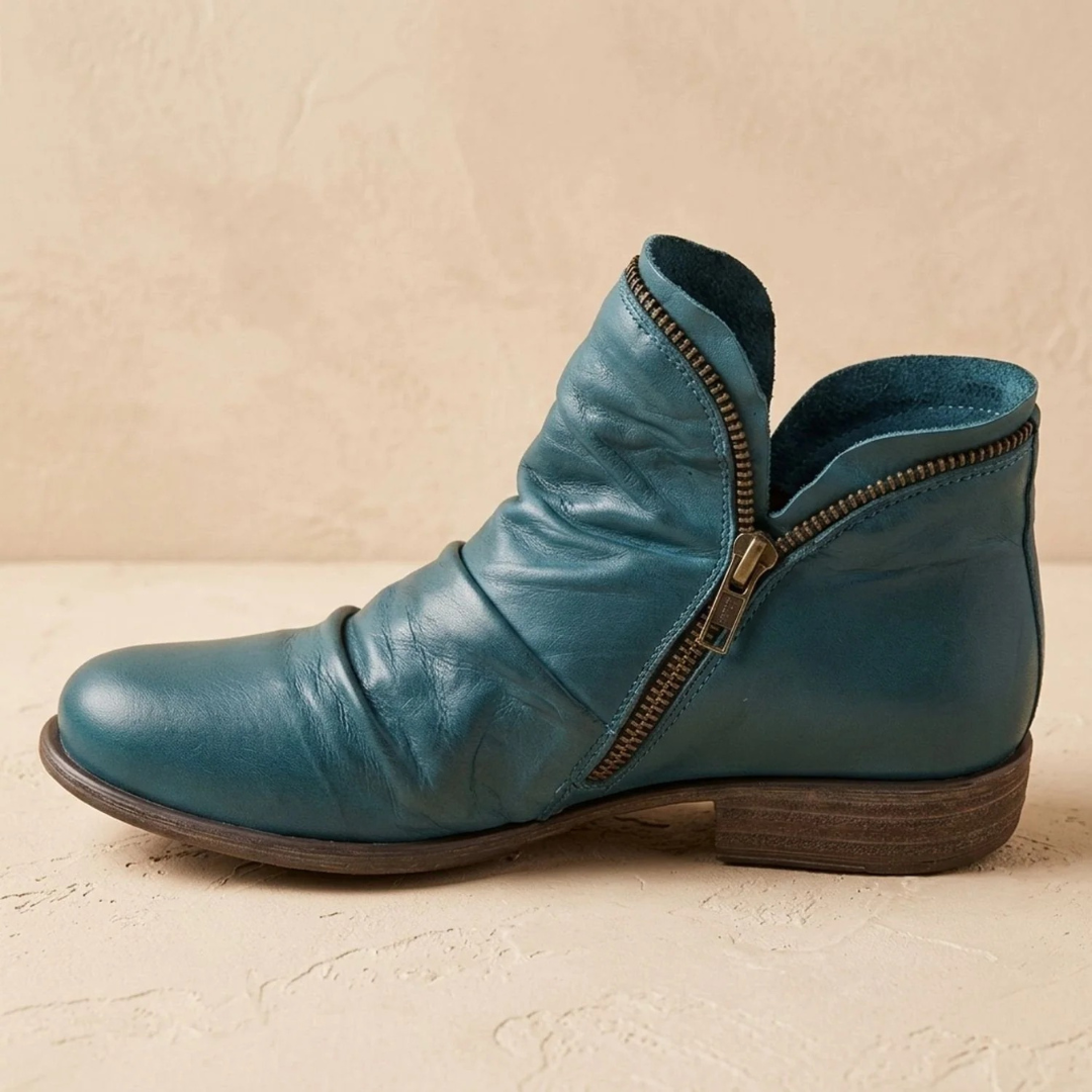 Gesa | Damen Orthopädische Stiefeletten mit Reißverschluss