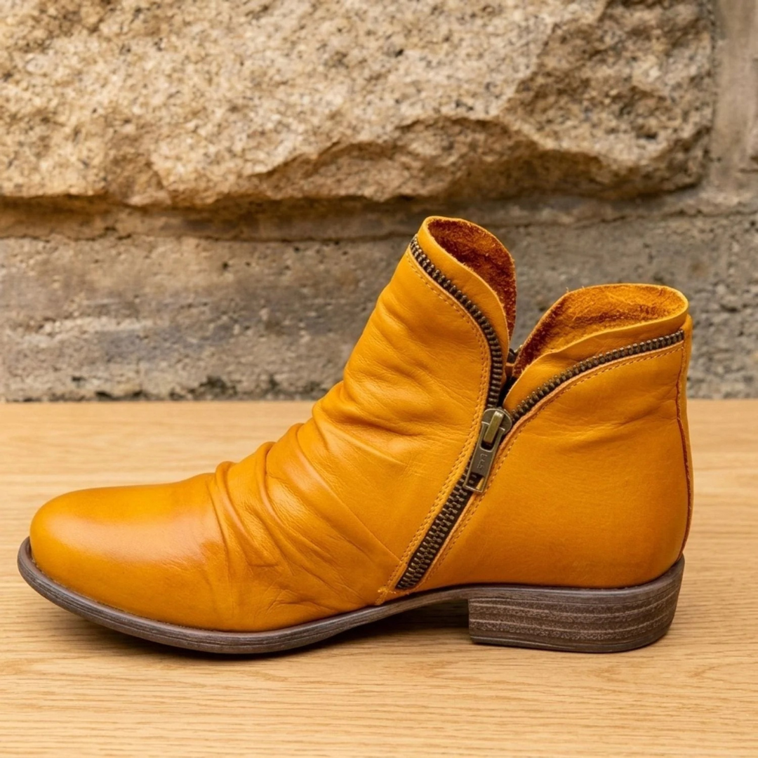 Gesa | Damen Orthopädische Stiefeletten mit Reißverschluss