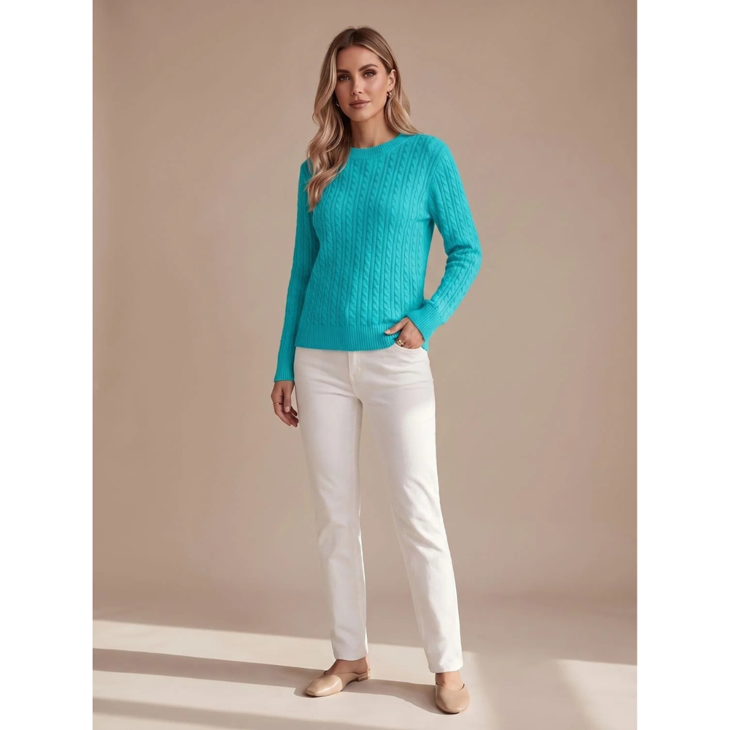 Giada | Damen Strickpullover mit Struktur und Komfort