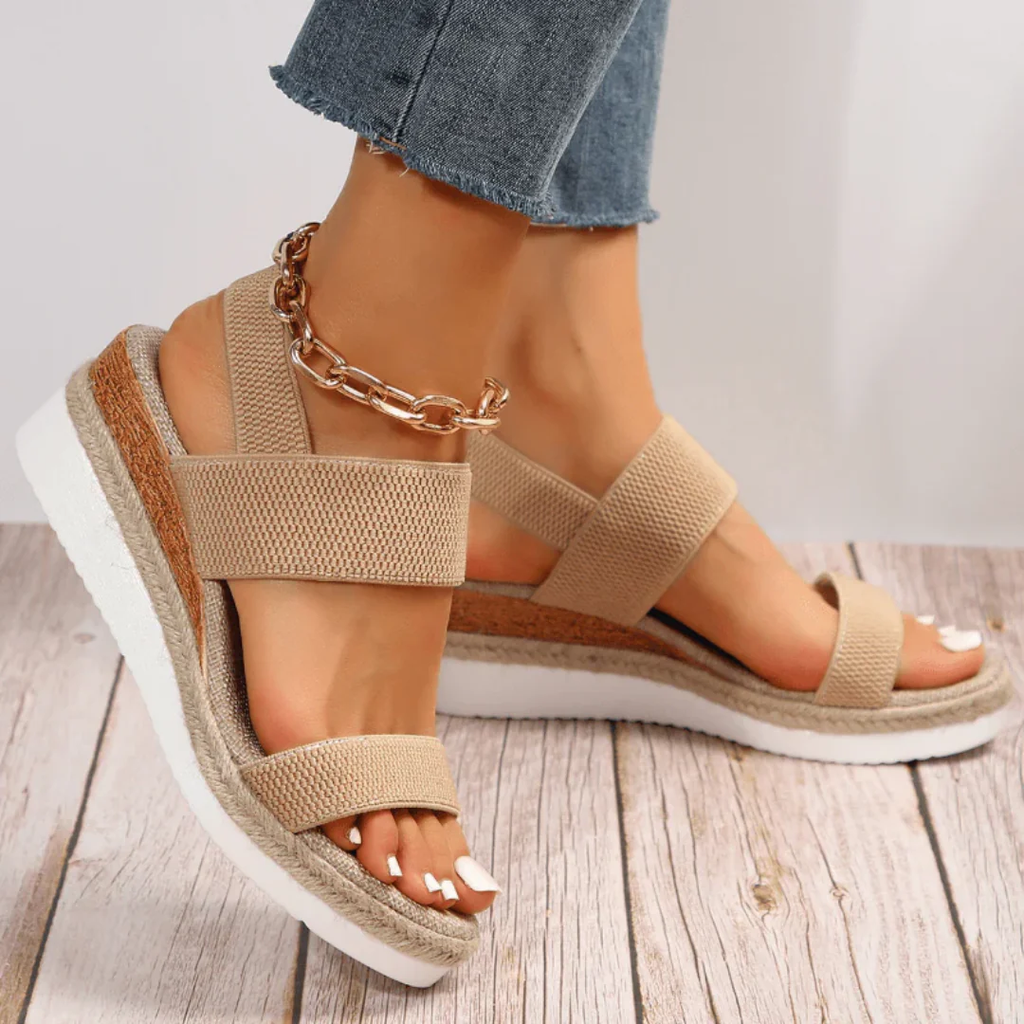 Gisela | Damen Plateau Sandalen