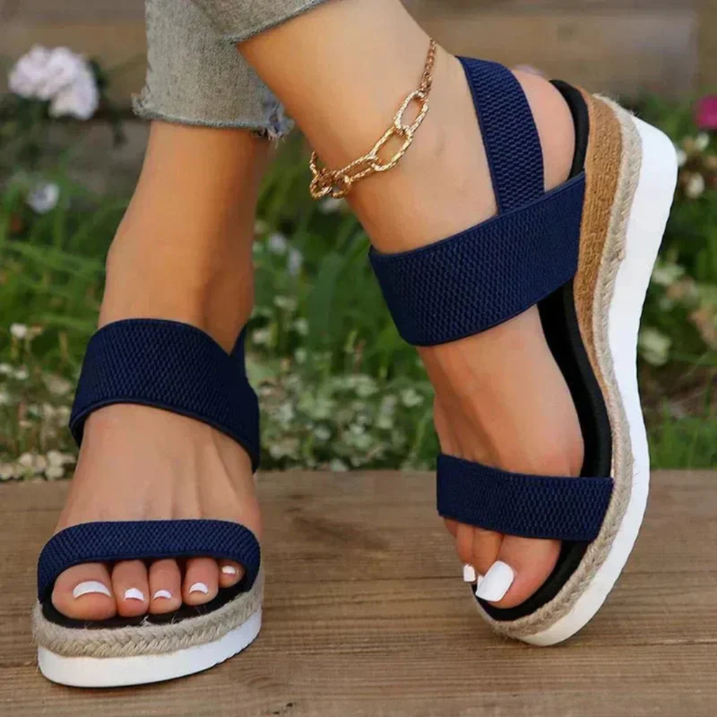 Gisela | Damen Plateau Sandalen