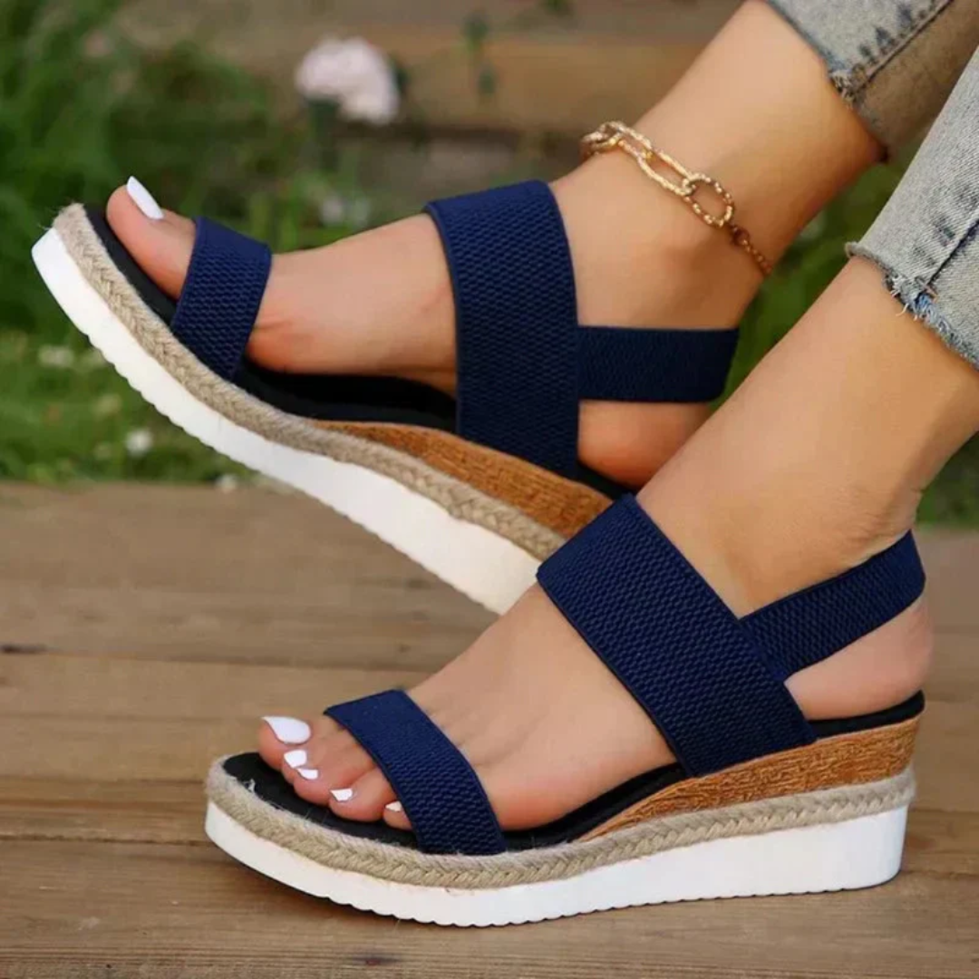 Gisela | Damen Plateau Sandalen