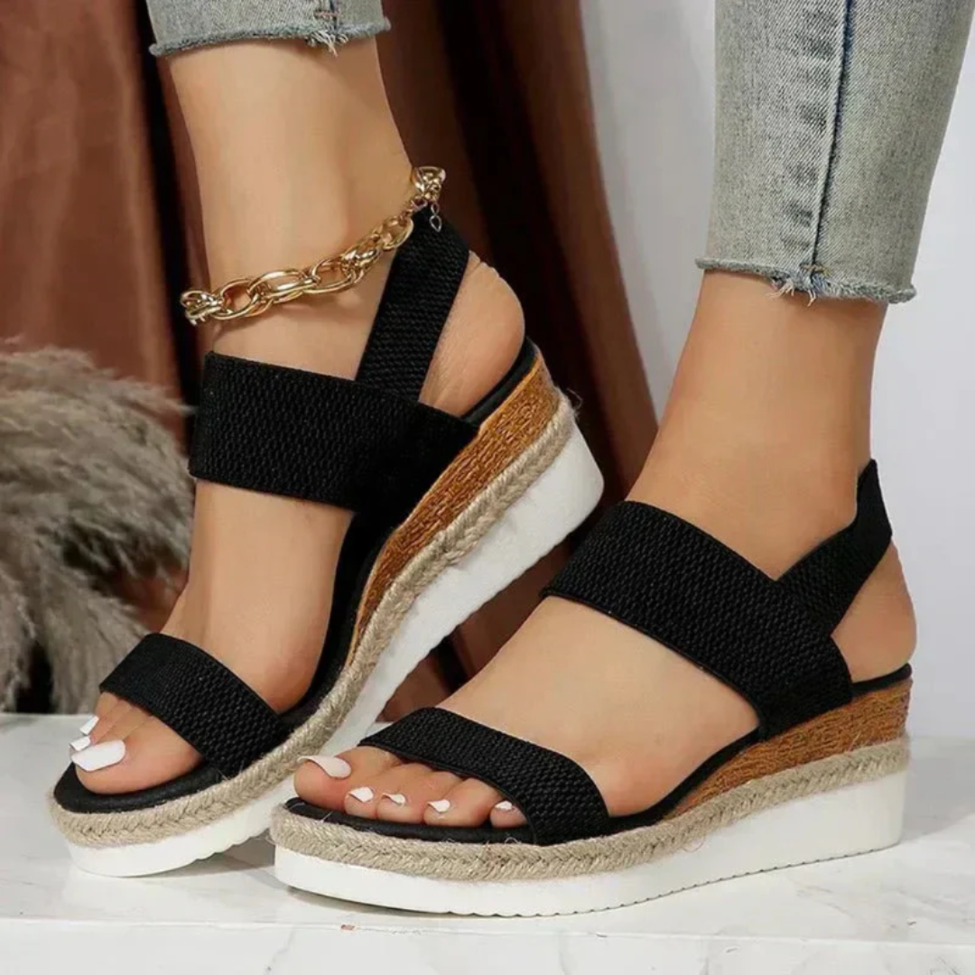 Gisela | Damen Plateau Sandalen