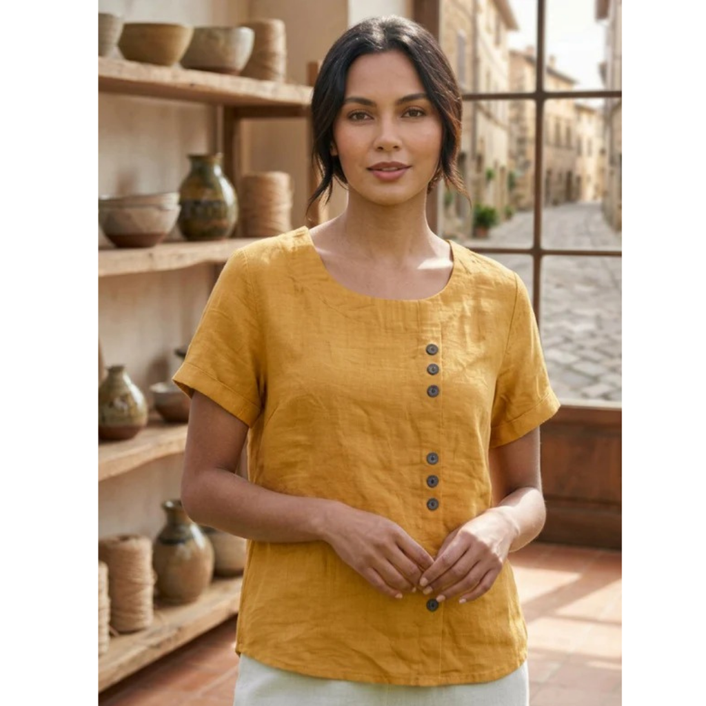 Gizem | Bequeme Damen Bluse locker modern Alltag