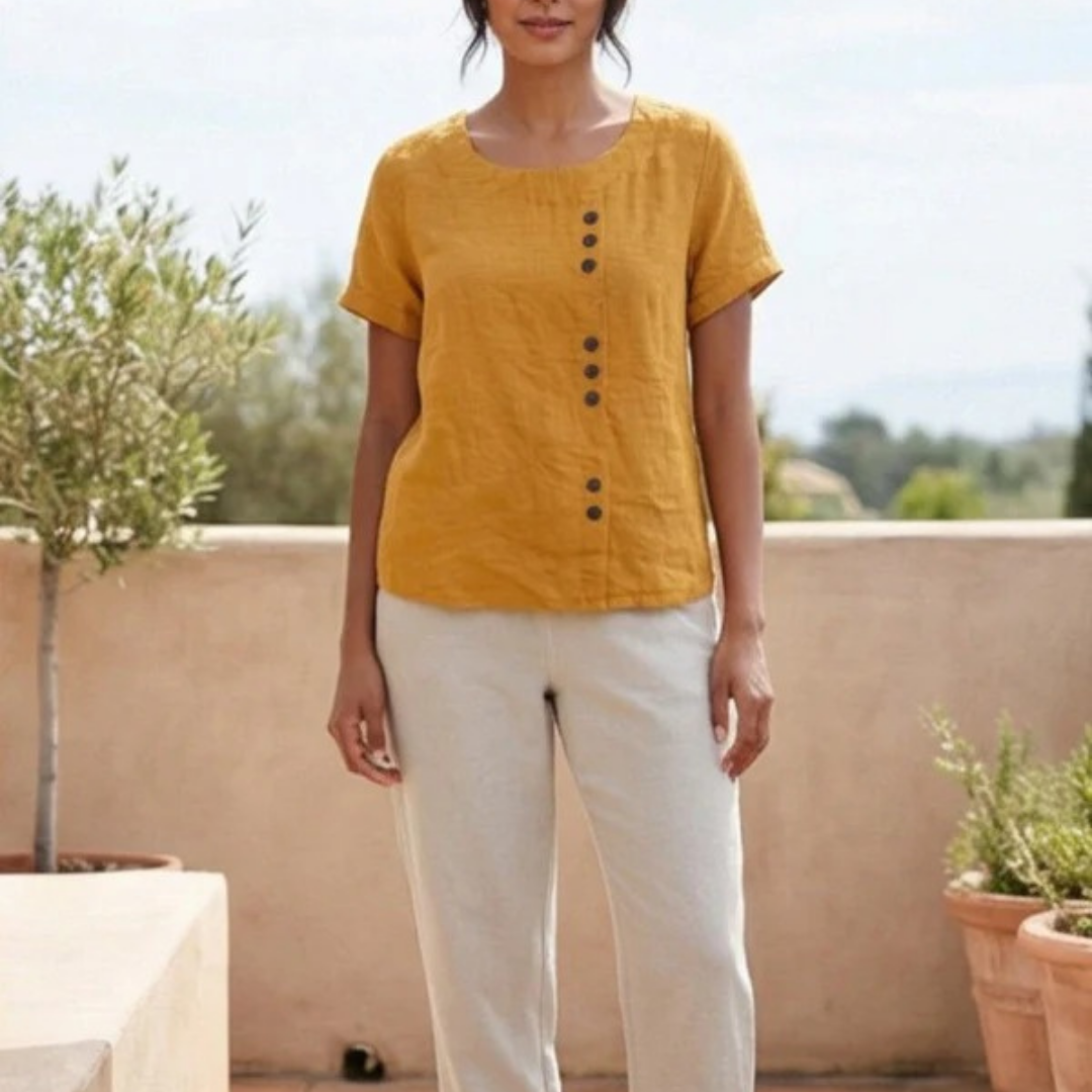 Gizem | Bequeme Damen Bluse locker modern Alltag