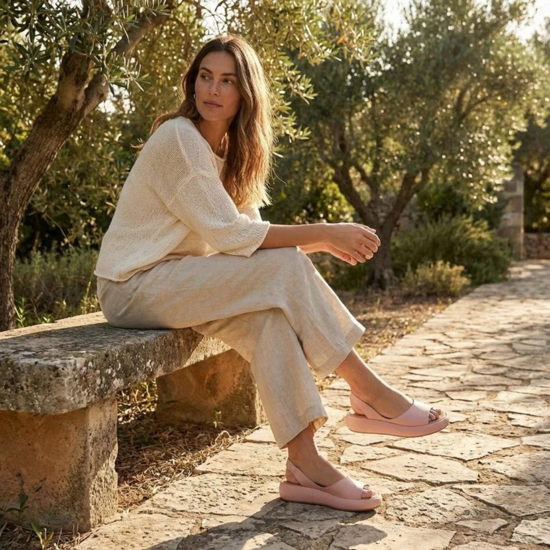 Greta | Damen Orthopädische Komfort Slingback Sandalen