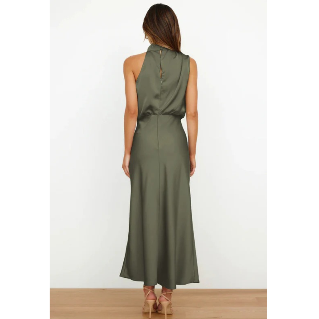 Greta | Damen Stilvolle Abend Maxikleid
