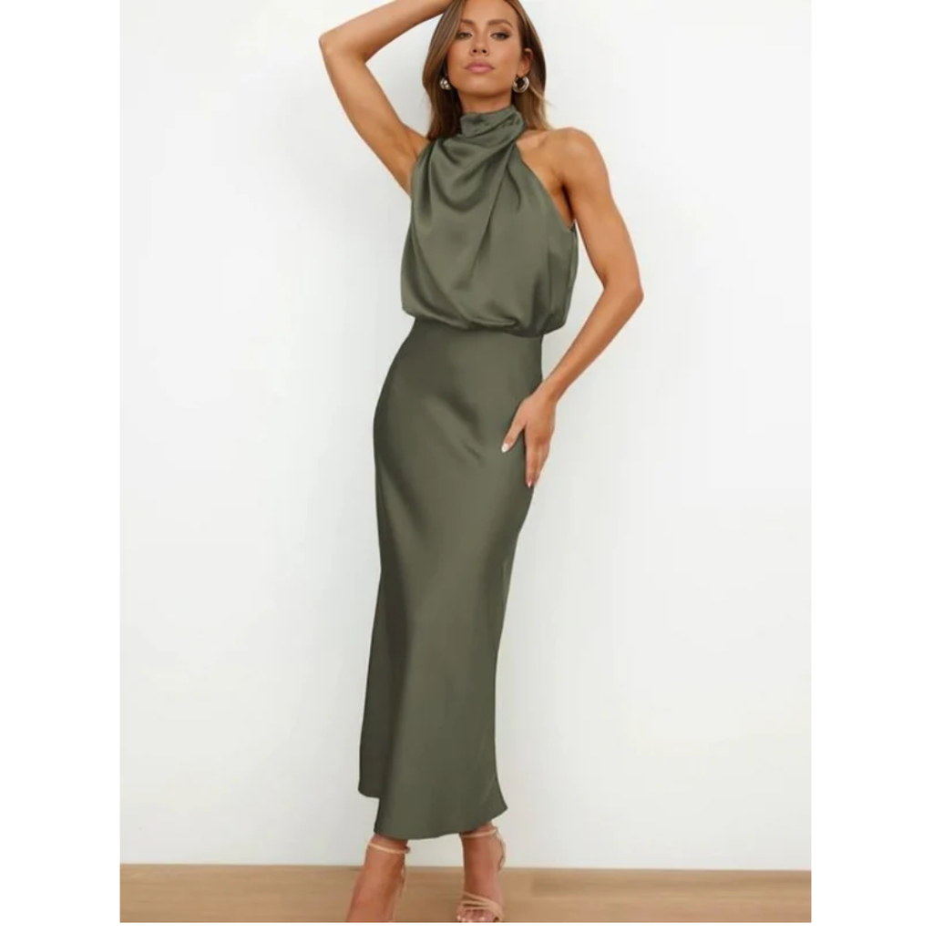 Greta | Damen Stilvolle Abend Maxikleid