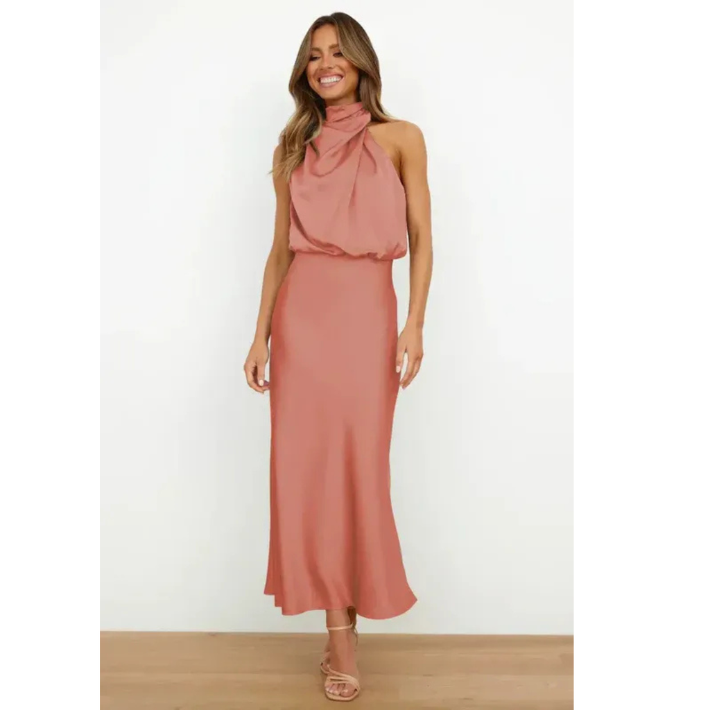 Greta | Damen Stilvolle Abend Maxikleid