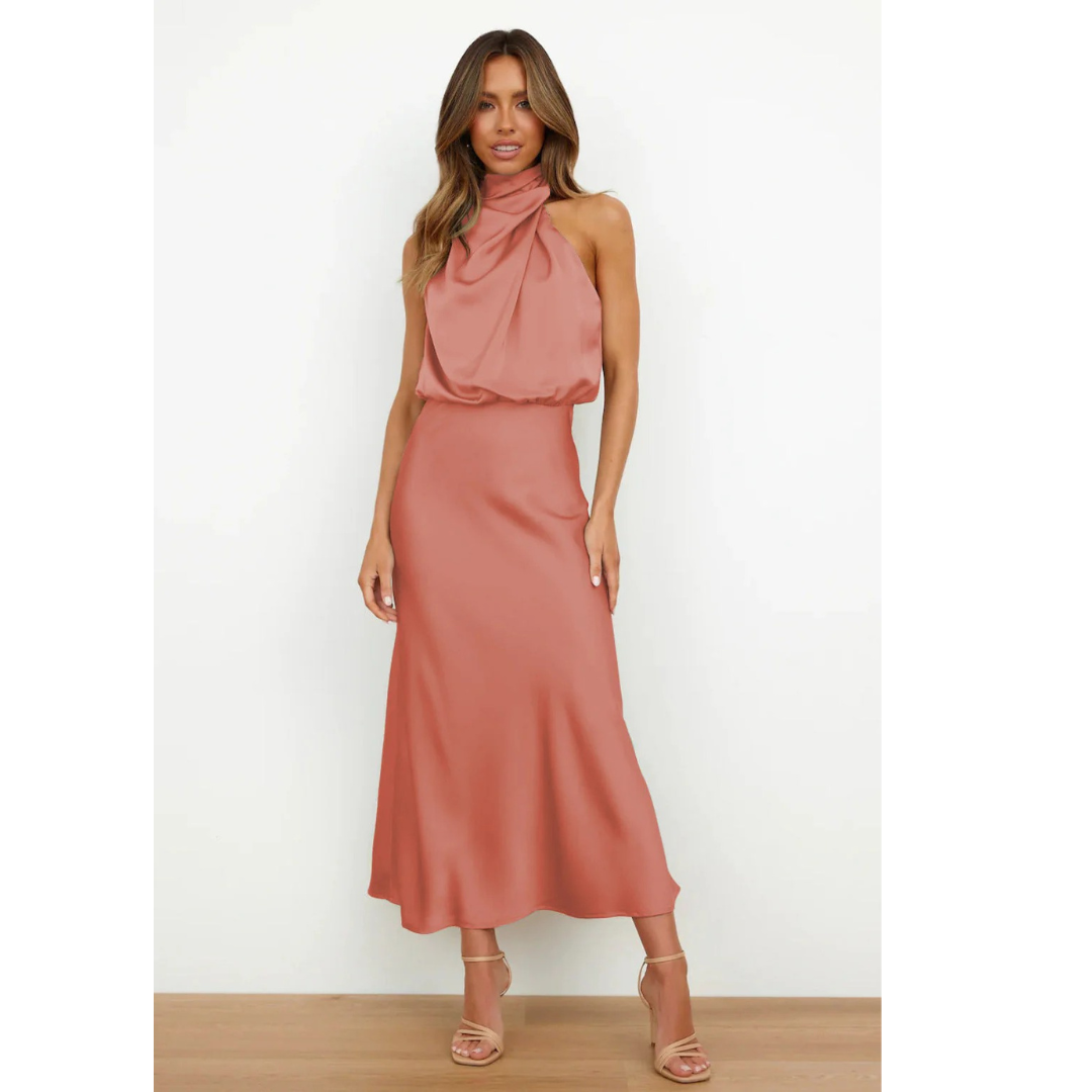 Greta | Damen Stilvolle Abend Maxikleid