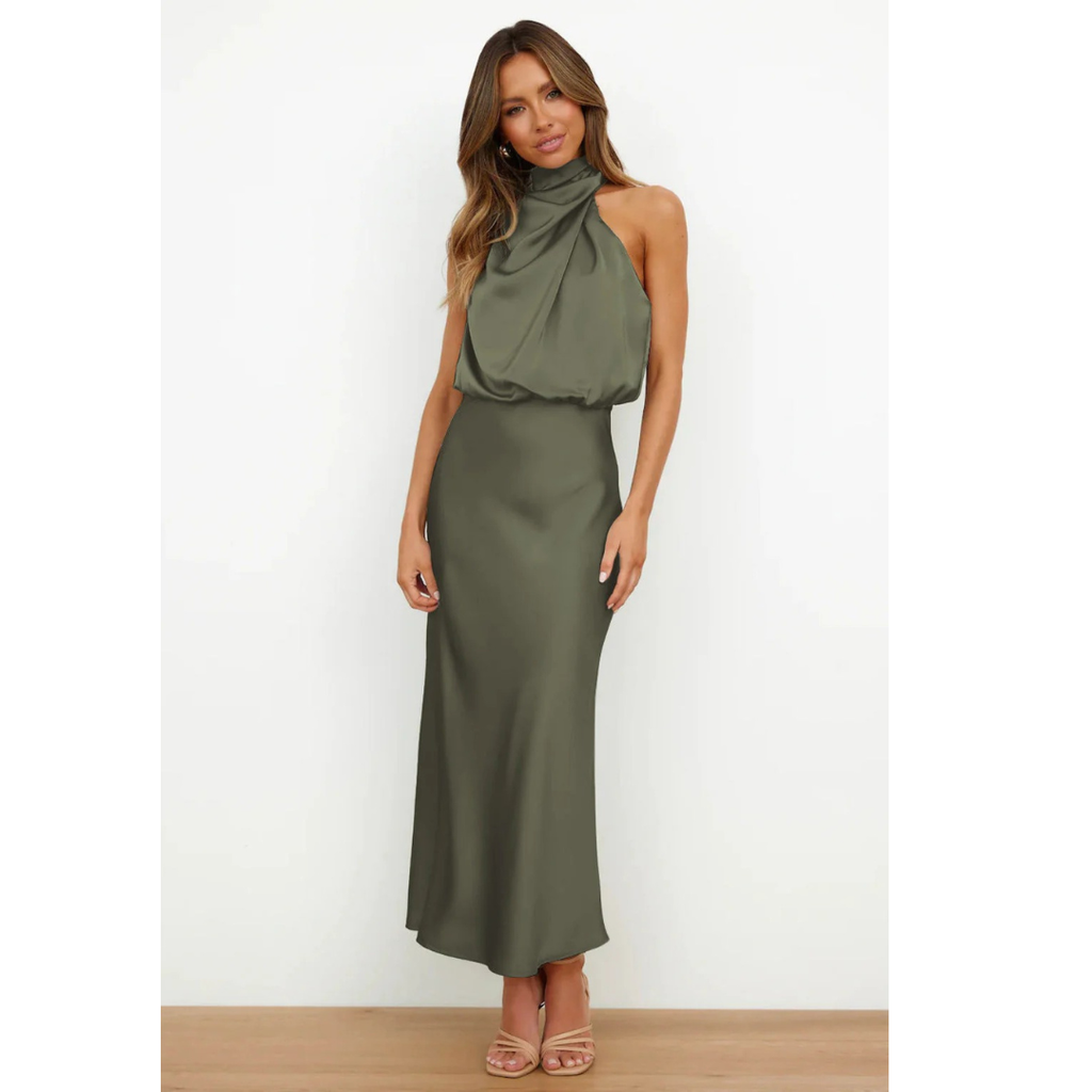 Greta | Damen Stilvolle Abend Maxikleid