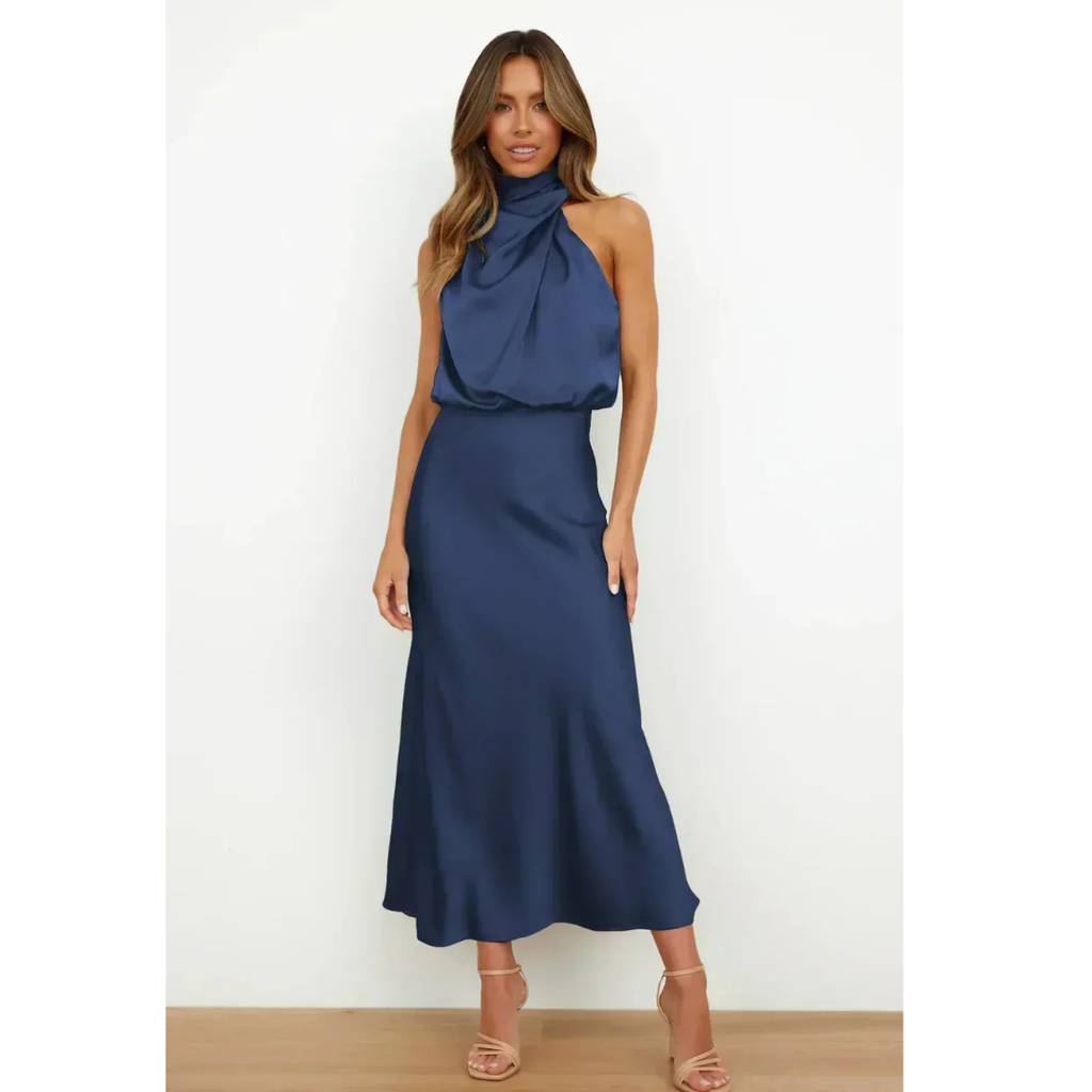 Greta | Damen Stilvolle Abend Maxikleid