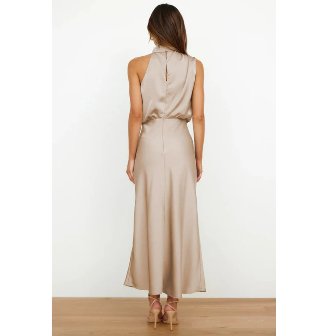 Greta | Damen Stilvolle Abend Maxikleid
