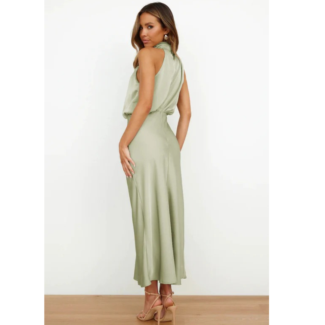 Greta | Damen Stilvolle Abend Maxikleid