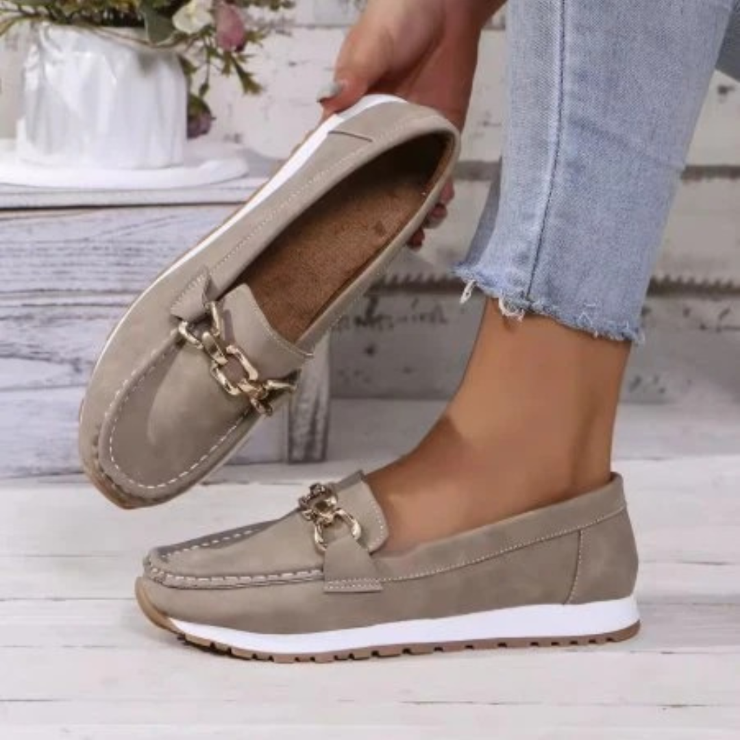 Greta | Damen Stilvolle Orthopädische Loafer Schuhe