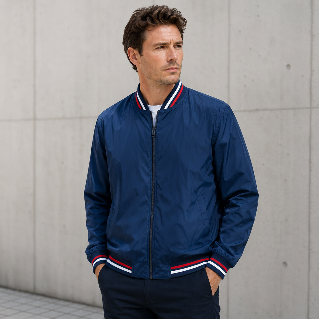 Gunther | Herren Freizeit Bomberjacke für den Übergang