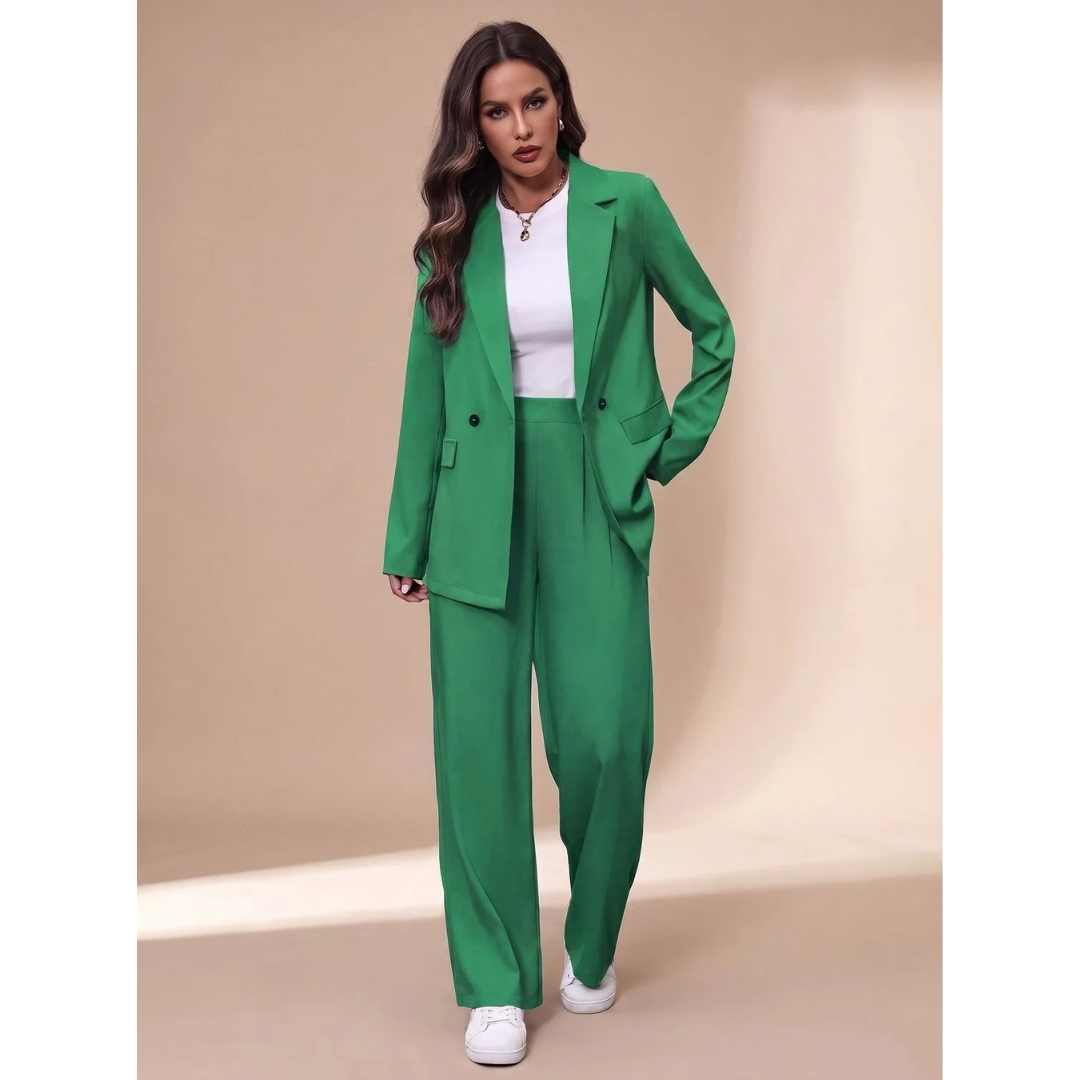 Gwendolyn | Damen Hosenanzug mit Blazer und weiter Gestaltung