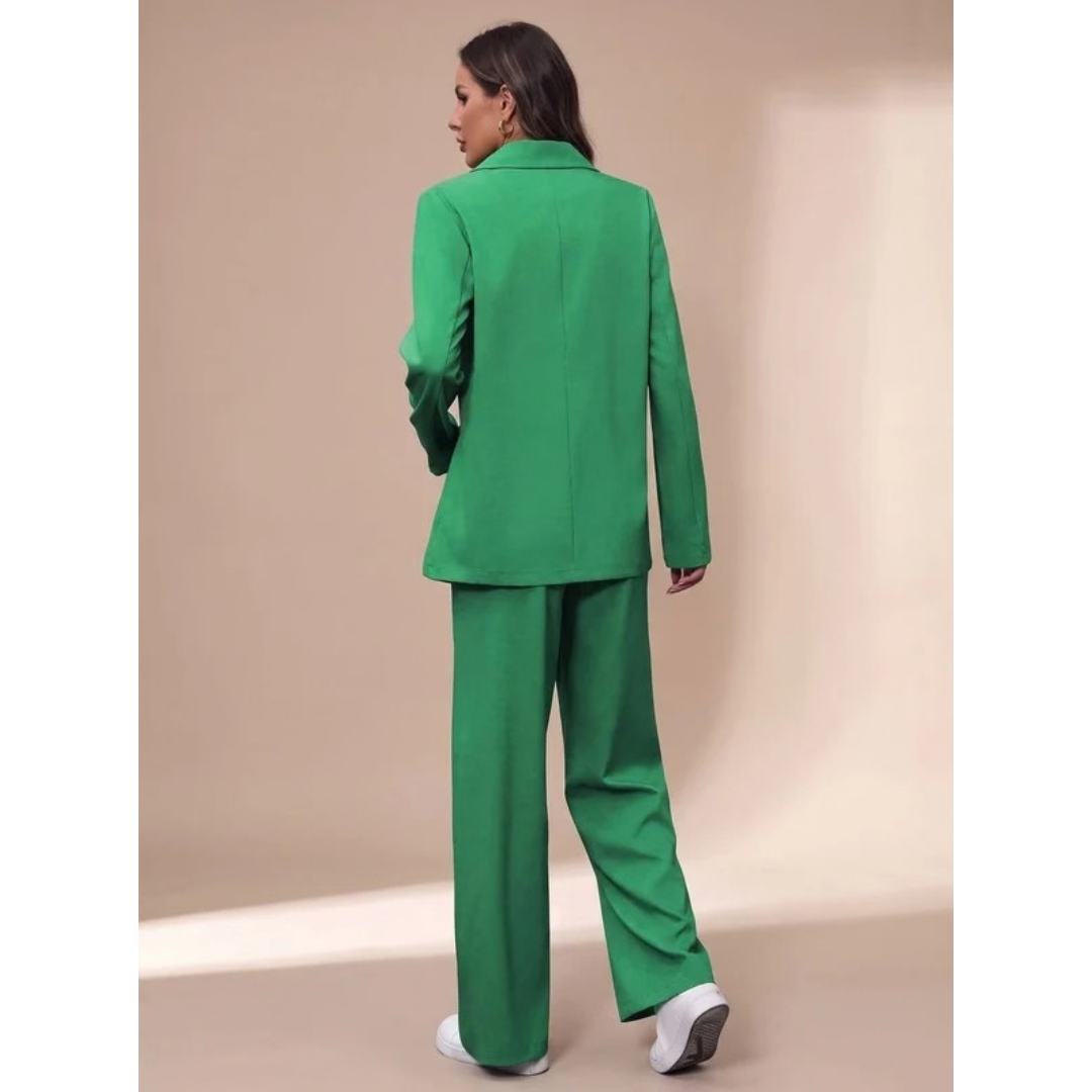 Gwendolyn | Damen Hosenanzug mit Blazer und weiter Gestaltung