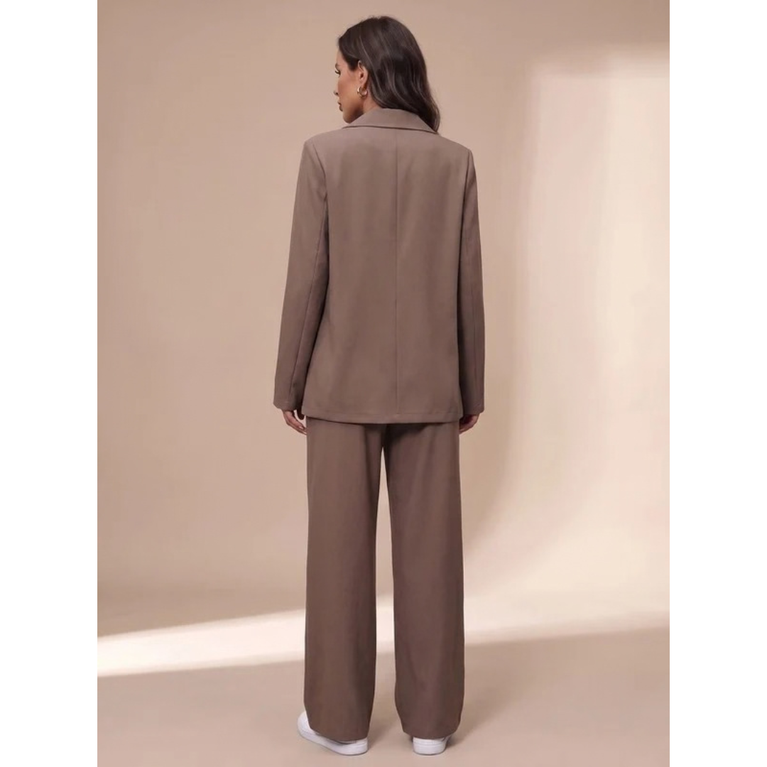 Gwendolyn | Damen Hosenanzug mit Blazer und weiter Gestaltung