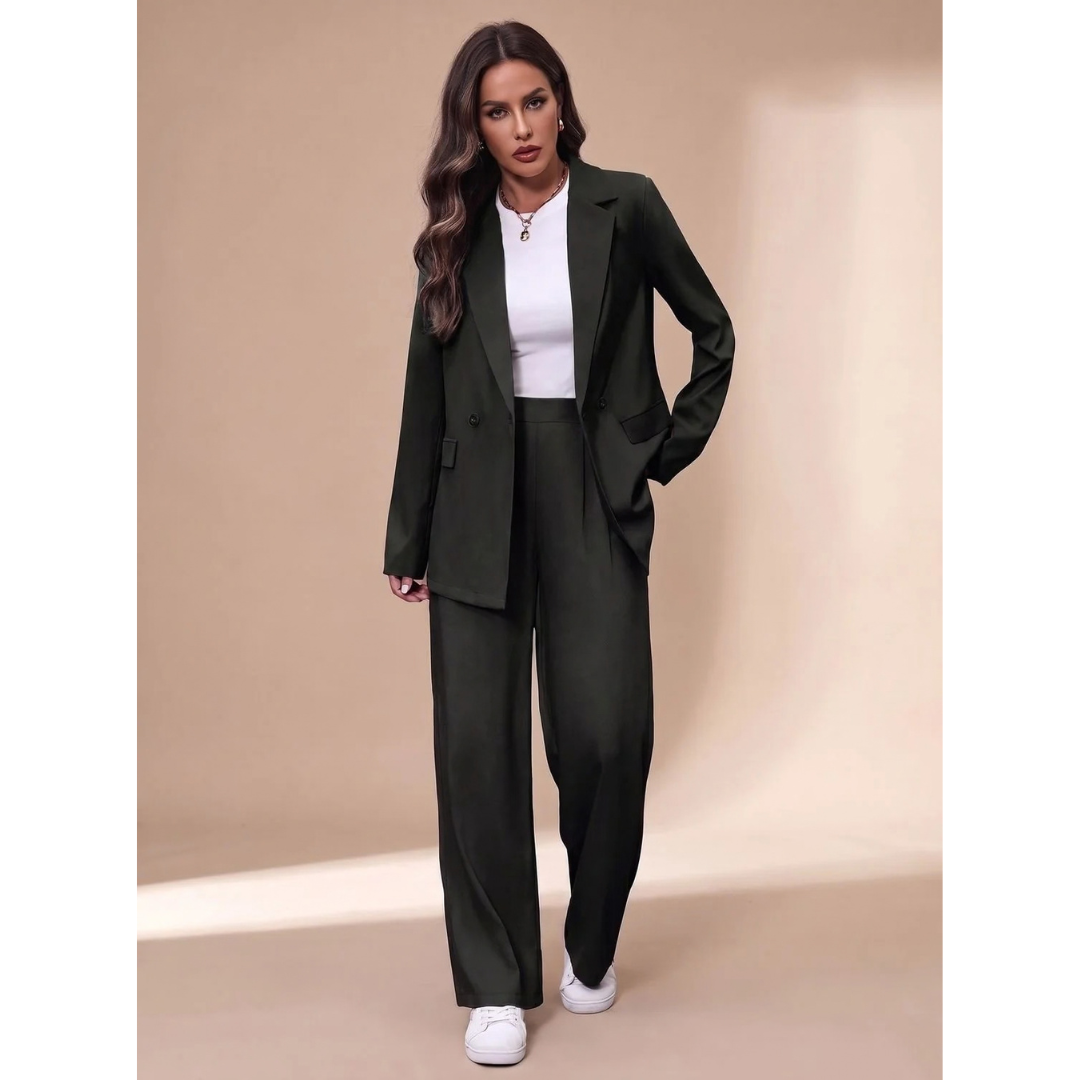 Gwendolyn | Damen Hosenanzug mit Blazer und weiter Gestaltung