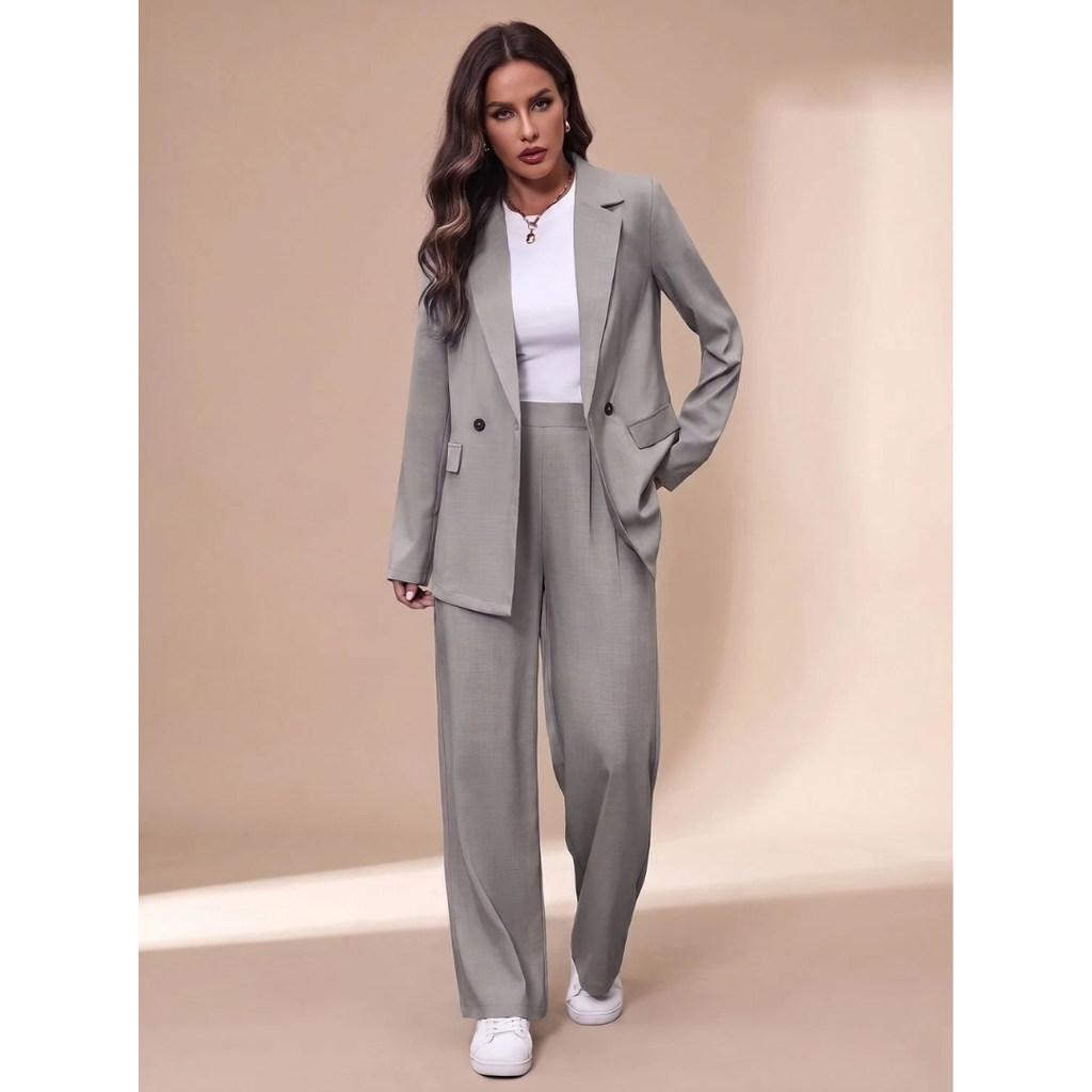 Gwendolyn | Damen Hosenanzug mit Blazer und weiter Gestaltung