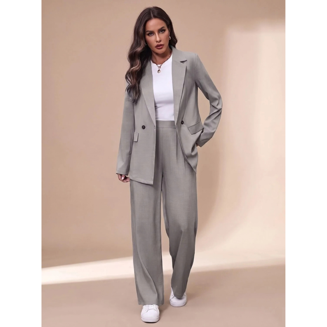 Gwendolyn | Damen Hosenanzug mit Blazer und weiter Gestaltung