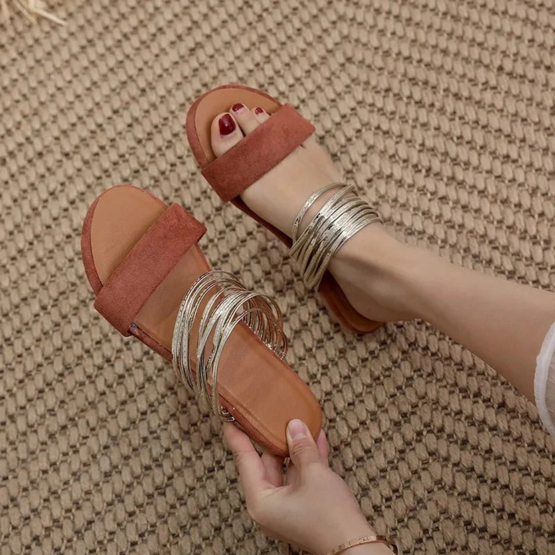 Hannah | Damen Bequem Orthopädische Sandalen